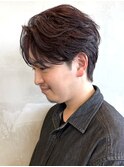 調布メンズパーマフェザーパーマシャドウパーマセンターパート