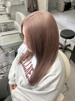 ニュイ 茨木店(nui +)&nbsp;ミルクティーブロンド/ダークブルー/デジタルパーマ/茨木