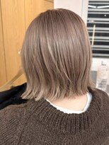 ソワ 北千住(soi) ミルクティーベージュ_ボブ_ダブルカラー_レイヤー