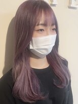 hyon myon/RISEbyREVO 綾瀬店【ヒョンミョン】&nbsp;ハッシュカット/デザインカラー/グレージュ[綾瀬駅/韓国ヘア]