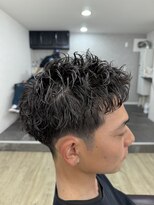 スウェル 成田店(Swell)&nbsp;スパイキーピンパーマ[成田駅/Men's/メンズカット/パーマ]