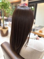 ナップヘアー(nap hair)&nbsp;艶感ブラウン×ナチュラルストレート