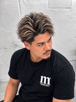メンズ ラピス(Men's Lapis) かき上げツイスパ