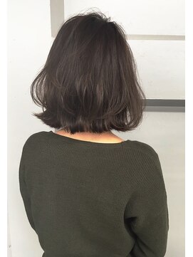 ブラン 天王寺(Blanc) 【Blanc】 エアリーボブ × イルミナカラー パープルグレージュ