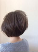 大人可愛いショートボブ