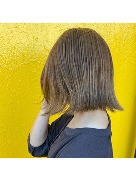 カトレア ストリート店 ブリーチなしハイトーンボブ