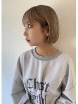 ラボ(Ravo) 切りっぱなしのベージュカラー