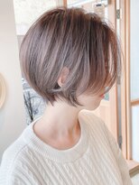 シカタ シーカ 鎌倉(CICATA/ShIKA.)&nbsp;30代40代前髪あり丸みくびれ前下がりショートボブ１【鎌倉】
