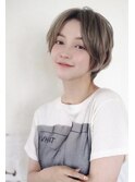 耳かけミニボブ丸みショート小顔ナチュラル20代30代40代/錦糸町a