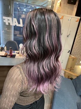 ラフ(LAFF) #黒髪#ボブルフ#ネビージュ#小顔#ワンレン