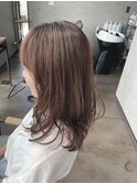赤みを抑えたおさえたアッシュ系カラー
