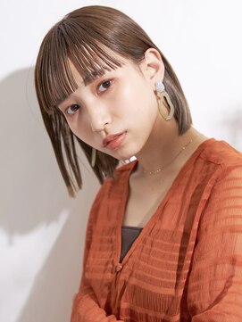 ピークアブー アヴェダ 池袋東武(PEEK-A-BOO AVEDA) ボブ × シースルーバング