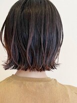 トップヘアー アヴェニュー 刈谷(TOPHAIR Avenue)&nbsp;ぷつっと切りっぱなしが可愛い/ボブパーマ/ニュアンスカラー