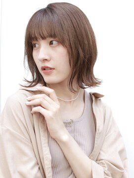 ゼンコー キチジョウジ シェール(ZENKO KICHIJOJI chere) 簡単スタイリング♪外ハネボブ/マロンベージュ/20代/30代