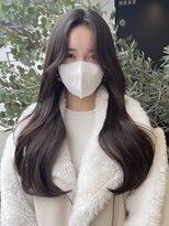 ユニ 表参道(uni)&nbsp;【高校生でもできる】似合わせ韓国くびれヘア/結んで可愛い