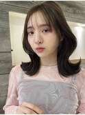 シースルーバングくびれミディアム【肥田亜沙美】