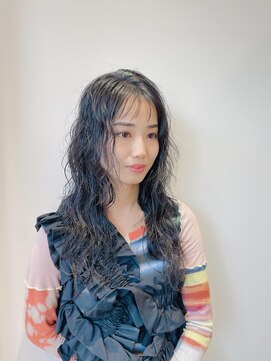 エレノア 梅田店(Eleanor) ベビーバング×ウェーブヘア