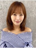 韓国風前髪×レイヤーカット【髪質改善/新宿/レイヤーカット】