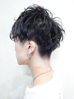 アロマ ヘアルーム 池袋店(AROMA hair room)&nbsp;マッシュパーマ波巻き束感ショート黒髪/池袋/池袋西口