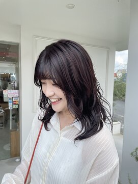 サラ ビューティー サイト 古賀店(SARA Beauty Sight) ブリーチなし暖色カラーボルドーワインレッドピンクブラウン