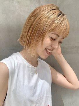 トリッカ 代官山(tricca) 【tricca代官山rin】ハイトーン/ブランド/切りっぱなしボブ