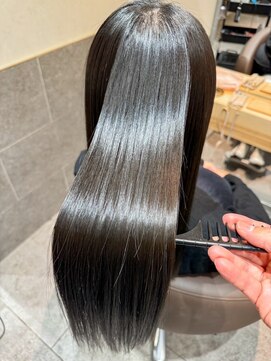 ビスコヘアー(BISCO hair) ダークモノトーン☆髪質改善☆天王寺☆髪にドラマを