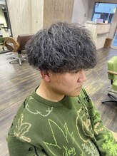 ≪ツイストスパイラルパーマ≫無造作な質感に仕上げています！【メンズ】