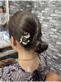 【Lilly新宿】#タイトアレンジ#ヘアセット#シニョン