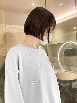 マイル 渋谷(mile) ミニボブ/グレージュ/水素トリートメント