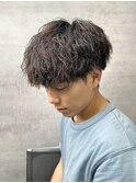 MEN'S HAIR カルマパーマ ダークアッシュ ニュアンスパーマ 