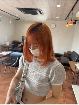 アボックス(abox) オレンジ／髪質改善