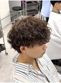 波巻きスパイラルパーマ/マッシュ/ツーブロック/八王子