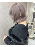 【LINOET 名古屋】佐藤まいら　グレージュカラー