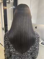 エトラ 渋谷店(etora) ★小顔前髪ワンカールレイヤーカット黒髪ネビージュボブルフ