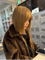 エムプラス 二子玉川(Mplus)&nbsp;ハイトーンベージュ と ボブ　Mplus 鈴木