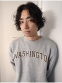 メンズボブパーマニュアンスパーマスパイラルパーマ