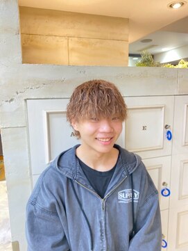 ピュア ポイント 和光店(PURE POINT) メンズウルフ/ツイストピンパーマ