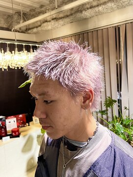 パーチェヘアー(pace hair) ハイトーンスパイキーショート
