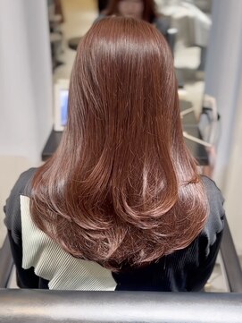 ソヨン 栄2号店(SOYON) ピンクベージュ×ブリーチ無しWカラー