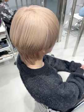 《sheer /稲葉》#ケアブリーチ#ダブルカラー#ベージュカラー