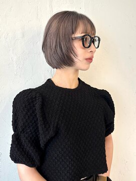 ノットイコール(not equal) gray beige × bob layer