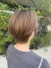 【一番人気】#脱白髪染めハイライト+ショートカット＋TR￥19800[白髪ぼかし]
