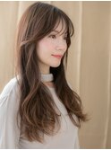 ミルクティーアッシュ韓国風巻き毛先パーマ309W北浦和30代40代