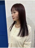 ボルドーピンク/ブリーチなし