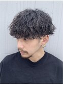 大名波巻きパーマツイストスパイラルパーマッシュウルフカット