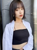 ミンクス 原宿店(MINX)&nbsp;【MINX】くびれヘア＋くすみベージュハイライトカラー_表参道