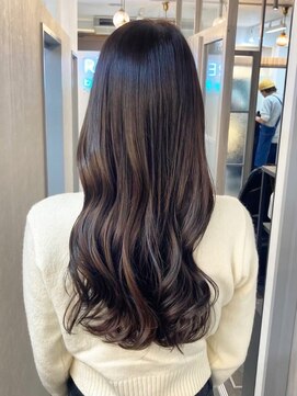 アリアツイン バイ エクラート 池袋西口店(ARiA TWiN by ECLART) 艶ブラウン[髪質改善][縮毛矯正]
