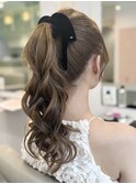 【MOMO】ポニーテールヘアセット◎ヘアアレンジ