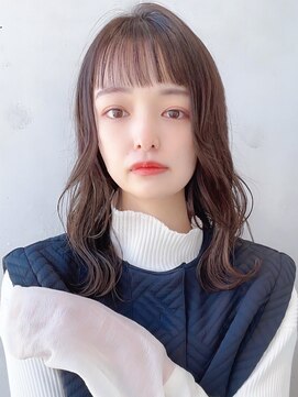 セイドット リー(Say. Ree) Say.ロングレイヤーグレーベージュグレージュアッシュ韓国風青山