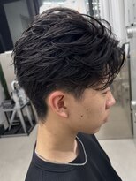 フィフス 名駅(fifth) フェザーショート名古屋フェザーパーマセンターパート名駅メンズ